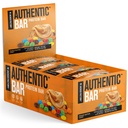 Jacked Factory Bar Auttic Peanut Butter Candy Bars - Tasty Meal Replacement Energy Bars w / 16g Whey Protein Isolate, Natural Sugars from Pure Honey, Heally Fat - 12 Pack