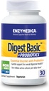 Enzymedica - Digest Dasar + Progities, Enzymes Digetical dengan Propoles, 30 Capsules FFP