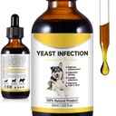 Treatment Natural Yeast Infeksi for Dogs, Infeksi Ear Dog, Relief Allergy Dog, Helping to Itch Relief, Inflammation Relief & More, Infeksi Ear untuk Dogs - 2 fl oz