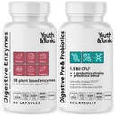 Suplemen Digestical Remaja & Tonic untuk Bloating, Regularitas & Gut Health. Full Spectrum Enzymes Propoletic & Presults for Divalry to Break Down Food and to Use Daily, for Women & Men - 120 Pills