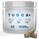 TUDCA + 100mg Tambahan Garam Bile untuk Dukungan Hati, Detoksifikasi, Kesehatan Digetical, dan Kesehatan Skin - Dibuat di Amerika Serikat (60 Vegan Kapsul)