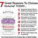 Suplemen Dukungan Nerve Sciatic dengan 450 mg Acid Alpha Lipoic - 18 dalam 1 Super Formula untuk Lower Back, Hip, Lumbar, Thigh, Leg, Foot - Best Natural Sciatic Nerve Relief - 90 Capsules