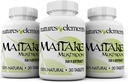 Maitake Mushroom - Kemasan 3 - 10: 1 Ekstrak - 500mg Tablet - Standardisasi 30% Polysaccharides - 1 Bulan Setiap-100% Alam, Safe Vegetarian
