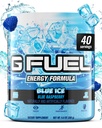 GGFuel Blue Energy Chowder, Pra Workout Caffein Mix untuk Gaming, Sugar Free Focus Amino, Vitamin + Antioksidants, 9.9oz (Bra Raspberry, 40 Pelayan)