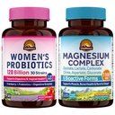 Probilisasi Vitalitown Probiotic + Magnesium Bundle (Pack of 2): Women 124; Women 's Progories (Item 1) & Magnesium Complex (Item 2) OL2) 126 Kapsul Probiotik & 120 Magnesium