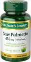 Nature 's Huth Saw Palmetto, Herbal Health Suplemen, Prostate and Urinary Health, 450 mg, 100 Kapsul