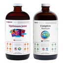 Optimum LIQUIDHEALTH Bersama Glucosamin Chondroitin Suplemen & Lengkap Beberapa Harian Multivitamin Bundle untuk Pria & Perempuan - Dukungan Lone Joint Health, Whole Foods - USA Dibuat, Vegan, Non-GMO