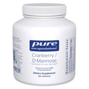 Encapsulasi Murni Cranberry D-Mannose - Mendukung Kesehatan Tract Uriner * - dengan Cranberry Fruit Solids - Vegan & Non- GMO Tambahan Diet - 180 Kapsul
