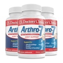 U. S. Doctors 'Clinical Arthro-7 - Clinical Proven Joint Complex with Turmeric, Collagen, Bromelain for Fleksibility, Mobility, & Strong Cartilage - 180 Capsules (3 Botles) - 45 / 90- Day Suppply