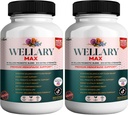 Wellary Max Menopause Tambahan Dukungan, 40 Milyar CFU Probiotic Blend, 90 Capsules (2)