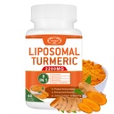 2200mg Lipomal Curcumin Suplemen Turmeric dengan Black Pepper & Ginger Enhanced Absorpsi - 95% Kurcumin Extract untuk Dukungan Gabungan 60 Kapsul