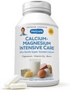 ANDREW LESSMAN Kalsium Magnesium Intensive Care 1000 Capsules - Bone and Skeleton Health Essensial. Mudah untuk Swallow Kapsules, Super Soluble Fine Powder. Lembut Bahkan Perut Yang Paling Sensitif