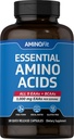 Piping Rock Estibe Amino Acids Suplemen 124; 3000mg 124; 180 Capsules 124; Kompleks Untuk Pria dan Perempuan Dicampur 124; EA dan BCAA 124; Nor-GMO, Gluten Free Of14; Oleh Fitness Labs