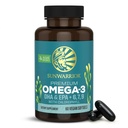 Sunwarrior Vegan Omega 3 DHA & EPA Supplemen Algal Oil Yang Disukai Alternatif ke Mata Minyak Ikan Gabungan & Heart Kesehatan (60 Cacah)