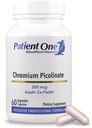 Pasien Satu Chromium Picolinate 300 mcg 124; Tambahan untuk Dukungan Kesehatan Jantung dan Metabolic * 124; 60 Kapsul