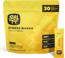 SallTT Electrolytes Powder Flavored Drink Mix - Stoked Mangga - 30 Paket Hidration - Magnesium, Potasium, Sodium, Trace Minecure - Zero Sugar & Gluten Free - Travel Essensial