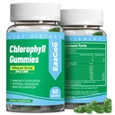 Gumi Bebas Gula Chlorofil, Vitamin B12 Zinc - Natural Deodoran *, Menyediakan Skin & Body Detox *, Hamilune & Intervention, Chlorophill Suplemen Chewable bagi Perempuan - 60 Count