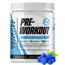 Pemanaman Nootropic Pre Workout Without Creatine, Pre-Workout Powder with Taurine Rhodiola Citrulline Malate Beta Alanine Caffeine (Blue Raspberry)