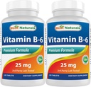 Terbaik Vitamin B6 25mg, 120 Tablet (120 Cacah 2))