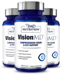 1MD Nutrition VisionMD Eye Vitamin CARMIS - dengan Lutein & Dalxanthin 124; Supports Vision Health, Edry Eye Strain, & Occasional Dry Eye 124; 90 Softgels (3- Pack)