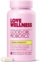 Cinta Wellness Good Girl Progories 124; Perempuan 's Vaginal Kesehatan & pH Pelaksanaan Keseimbangan Atlet 124; Probiotic for Urinary Tract, Yeast, Odor & Imune Dukungan 124; Gluten- Gratis 124; 30- Day Supply