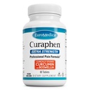 EuroMedica Curaphen Ekstra Kekuatan - Curcumin & Boswellia Tambahan untuk Sirkulasi Kesehatan Dukungan - Turmeric Suplemen untuk mendukung Joints, Kesehatan Otot & Endorphin Produksi - 60 Tablet