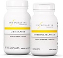 Terpadu Therapeutics Bundle dengan Cortisol Manager, 30 Tablet & L-Theanine, 60 Capsules - Manajer Cortisol untuk Stress Dukungan dengan Ashwagandha * - L- Theanine untuk Mendukung Relax State *
