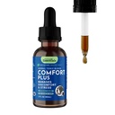 Kenyamanan Esensial Hewan Plus untuk Anjing & Kucing - Mengmenenangkan Cair, Pet Calming Drops, Herbal Formula, California Poppy, Skullcap - 2 Fl Oz
