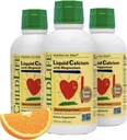 ChildLife Esencials Liquid Calcium Suplement for Kids - Baby Calcium with Magnesium, Zinc, and Vitamin D3 - Orange Flavor, 16 fl oz (3 Pack)