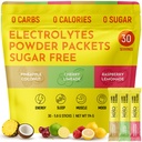 Keto Vital Tropical Keto Electrolytes Powder No Sugar - Electrolytes with Potasium, Magnesium, Sodium, & Kalsium - Sugar Free Electrolite Powder Paket Minum Mix & Hidration Powder, 30 Hamba