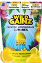 Creatine Monohydrate Gummies for Men & Women 5000mg - Made in USA, Potency Test, Vegan, Supports Muscle Growth, Strolitive & Cognitive Fungsi, Non- Gluten- Free Lemon Flavored Creatine 150 Chews