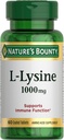 Nature 's Bounty Llysine, 10000 mg, 60 tablet