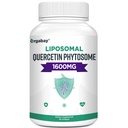 Orgabay Lipomal Quercetin Phytosome 1600 mg, Bromelain 200mg, Zinc 30mg, Vitamin C Turmeric 40 mg, Absorpsi Tertinggi, Quercetin Complex, 60 Softgels