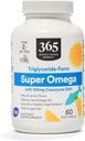 365 oleh Whole Foods Market, Super Omega + CoQ10, 60 Cacah