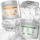 Turkesterone & Tongkat Ali Real Lab- Verifikasi Sulforaphane Suraphane Suplement, Ajuga Turkestanica Per Serving Increase Stamina - (60 Kapsul)