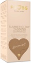 Musim panas Glow Tanning Gummies - Miami Vice Flavor - Nanas, Coconut, & Strawberry - Vegan - Gluten- Free - Dairy- Free - Natural Ingregents - Esculity Nutrients