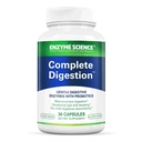 Enzyme Science Complete Ditraffic - enzim Digetical untuk wanita dan untuk pria dengan probioticos - 3- in1 Gut Kesehatan Dukungan untuk Divalry - Kesehatan Digesial - Enzimas pencernaan y probioticos - 30 Capsules
