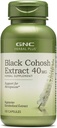 GNC Herbal Plus Black Cohosh Ekstrak Tambahan 40mg, Vegetarian, Dukungan untuk Menopause, 100 Servis