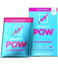 EBOOST POW Natural Pre Workout Powder - 15 Paket, Blue Raspberry - Pretraining Energy Booster Suplemen Minum Mix untuk Pria dan Wanita - Performance, Joint Mobility Dukungan - Gluten-Free