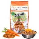 Olecio Asli Worrots for Dogs - Fiber for Perfect Poop, Dedgered Dog Food Toppers for Picky Eaters, Natural Skin & Coat Dukung, Multivitamin, Programfor Digetical & Gut Health, 1 lb