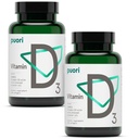 Puori Vitamin D3 Softgels, 2500 IU (62,5 mcg) - Suplemen Absorbing Cepat Vitamin D3 untuk Dukungan Sistem Imune, Kesehatan Bone & Density and Healthy Muscle Functions - Non-GMO & Glten- Free - 240 Count