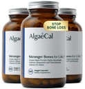 ALGAEKAL - Tanaman Berdasarkan Suplemen Kalsium dengan Vitamin D3 (1000 IU) untuk Kekuatan Tulang, Berisi 13 Mineral Supplai Tulang, Kalsium Organik (750 mg) untuk Perempuan & Pria, 90 Caps, 3 Pasokan Bulan