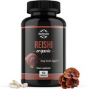Reishi Mushroom Reishi Kapsules Tambahan: 124; Non- GMO & Allergen- Gratis 12490 Kapsul (Persediaan 1 - Bulan)