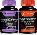 WELLNESS LABSRX Glucosamine Chondroitin MSM 124; Quercetin dengan Bromelain Capsules