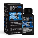 OmegaXL Sport Ekstra Kekuatan Muscle Recovery Suplement and Respiratory Suplemen - Imporprove DOMS and ROM, CLinically Supported Green- Lipped Mussel Oil (60 Softgels)
