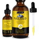 Uocasi Black Seed Oil, Cold Pressed, 100% Pure & Natural, Hair Growth & Skin Care, 2.02 Fl Oz