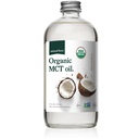 Natural Force Organic MCT Oil - Murni Kaca Botol - terbuat dari 100% Dingin Virgin Coconut Minyak + Sertifikasi Keto, Paleo, Kosher, Vegan & Non-GMO - Lab Diuji untuk Kualitas dan Kemurnian - 16 Ounce