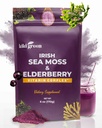 KIKI Green Sea Moss Powder dengan Elderberry - Vegan Superfood Multivitamin Blend - untuk Ammune Boost dan Dukungan - Tambahkan ke Smoothies, Juice, 6 oz