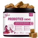Produksi TARGET NATURE untuk Enzymes Dogs & Digetical untuk Kesehatan Digetical - Ditambah Tambahan Minyak & Vitamin untuk Allergies & Imunie & Itchy Skin, 120 Chicken Flavor Soft Chews