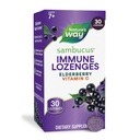 Nature 's Way Sambucus Immune Lozenges, dengan Vitamin C, Ekstrak Elderberry Hitam, Dukungan Imune *, 30 Lozenges (Paket May Vary)